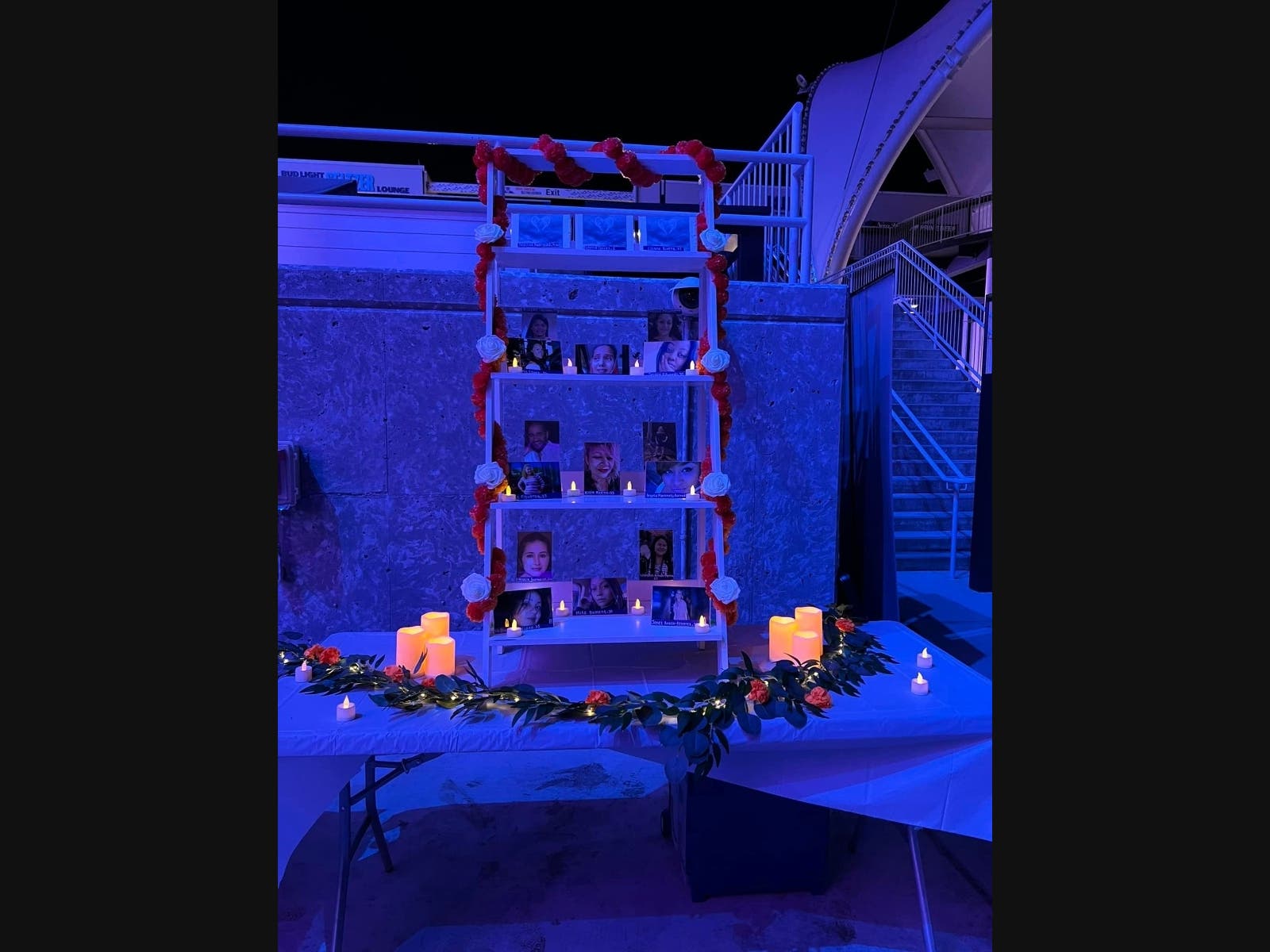 Domestic Violence Altar at 2022's Domestic Violence Awareness Month Vigil 