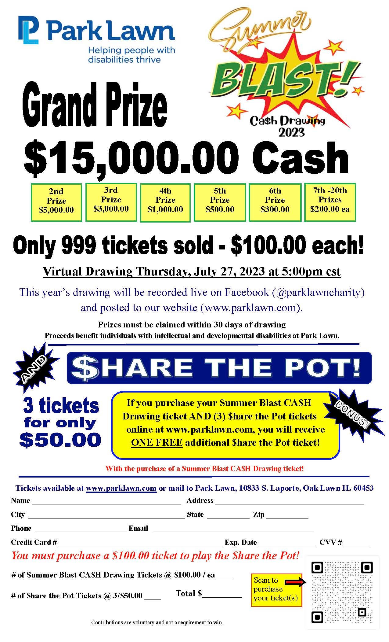 Summer Blast & $hare the Pot 2023 Summer Blast & $hare the Pot 2023