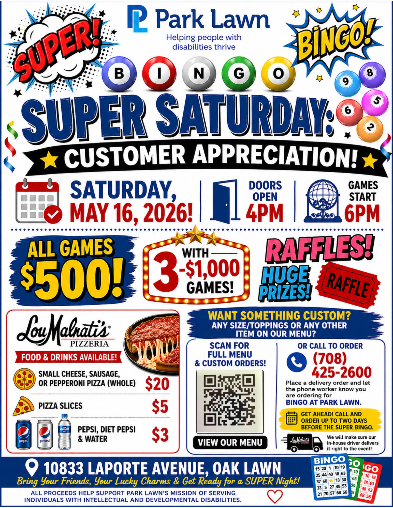 Join Us for Super Saturday Bingo – May 16!