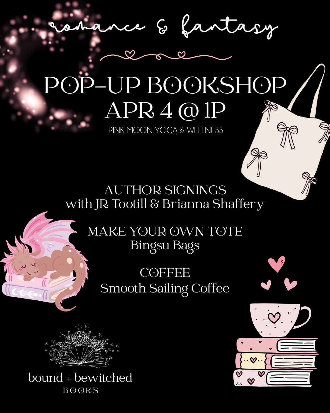 Pop-Up Bookshop with Bound + Bewitched Books