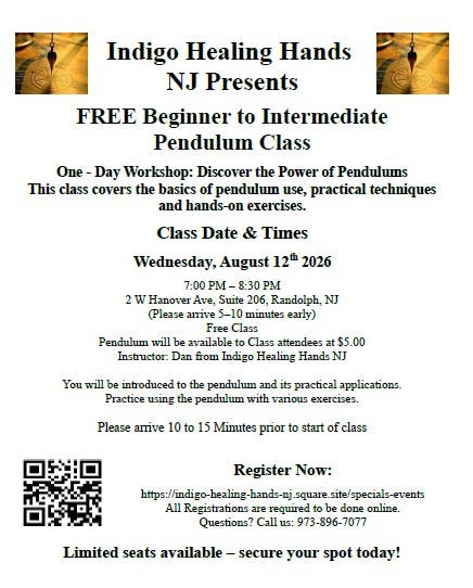 FREE Beginner to Intermediate Pendulum Class