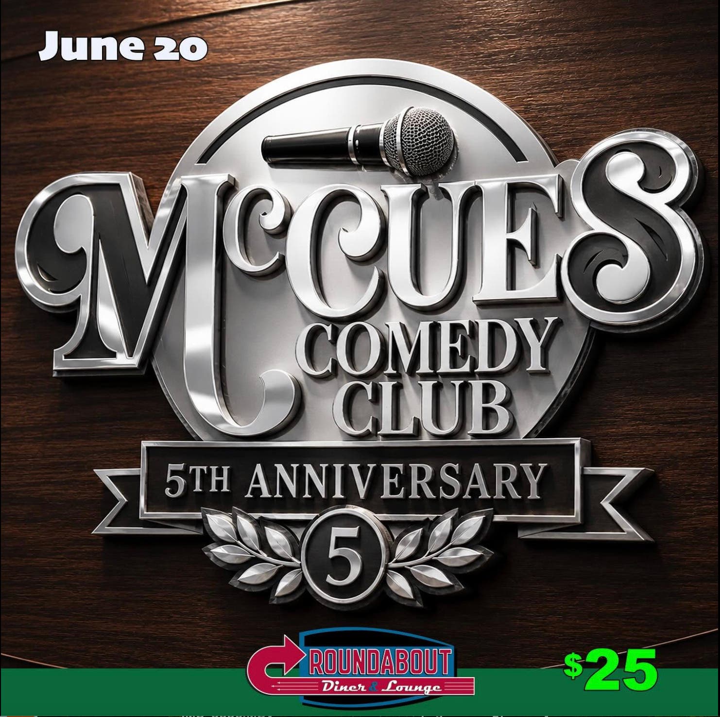 McCue's Comedy Club Celebrates 5 Years of Laughs !