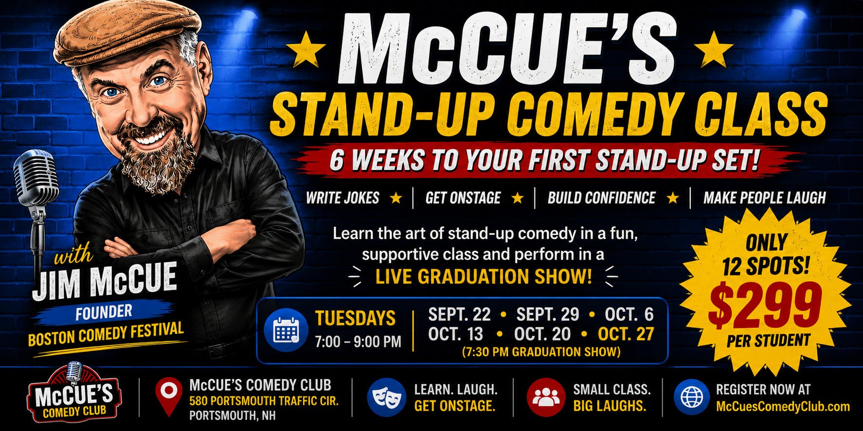 McCue's Stand-Up Comedy Class