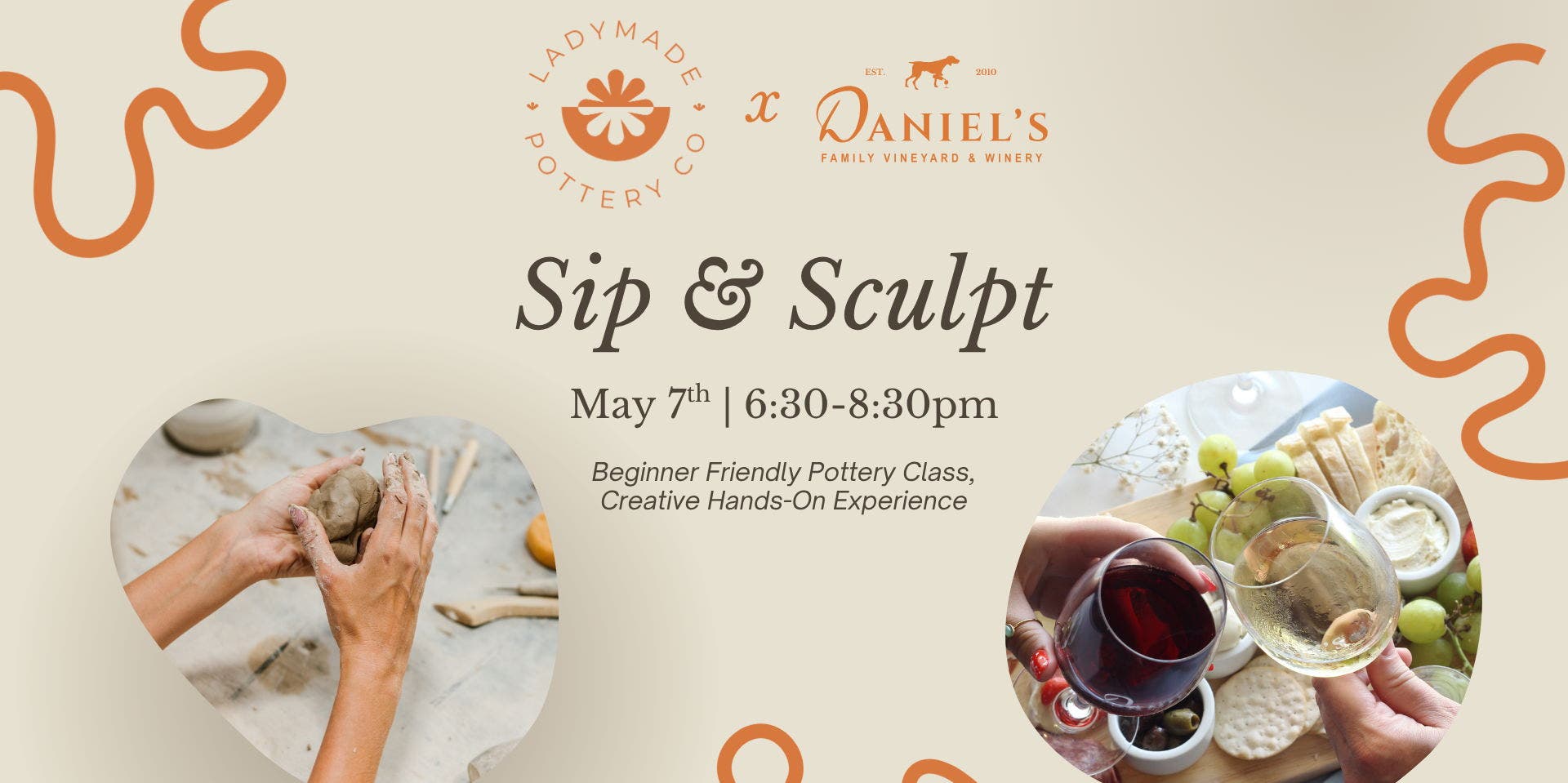 Sip & Sculpt: Pottery Class