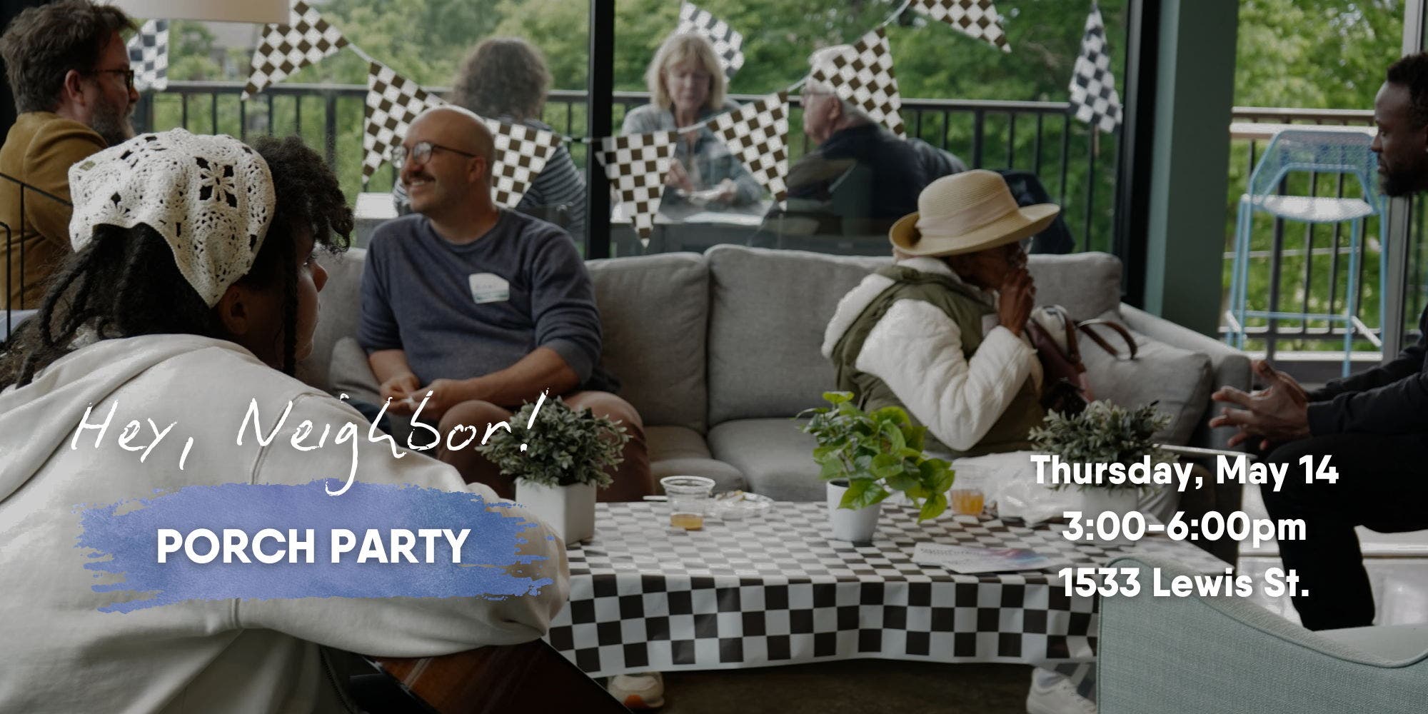 Community Porch Party Celebration!