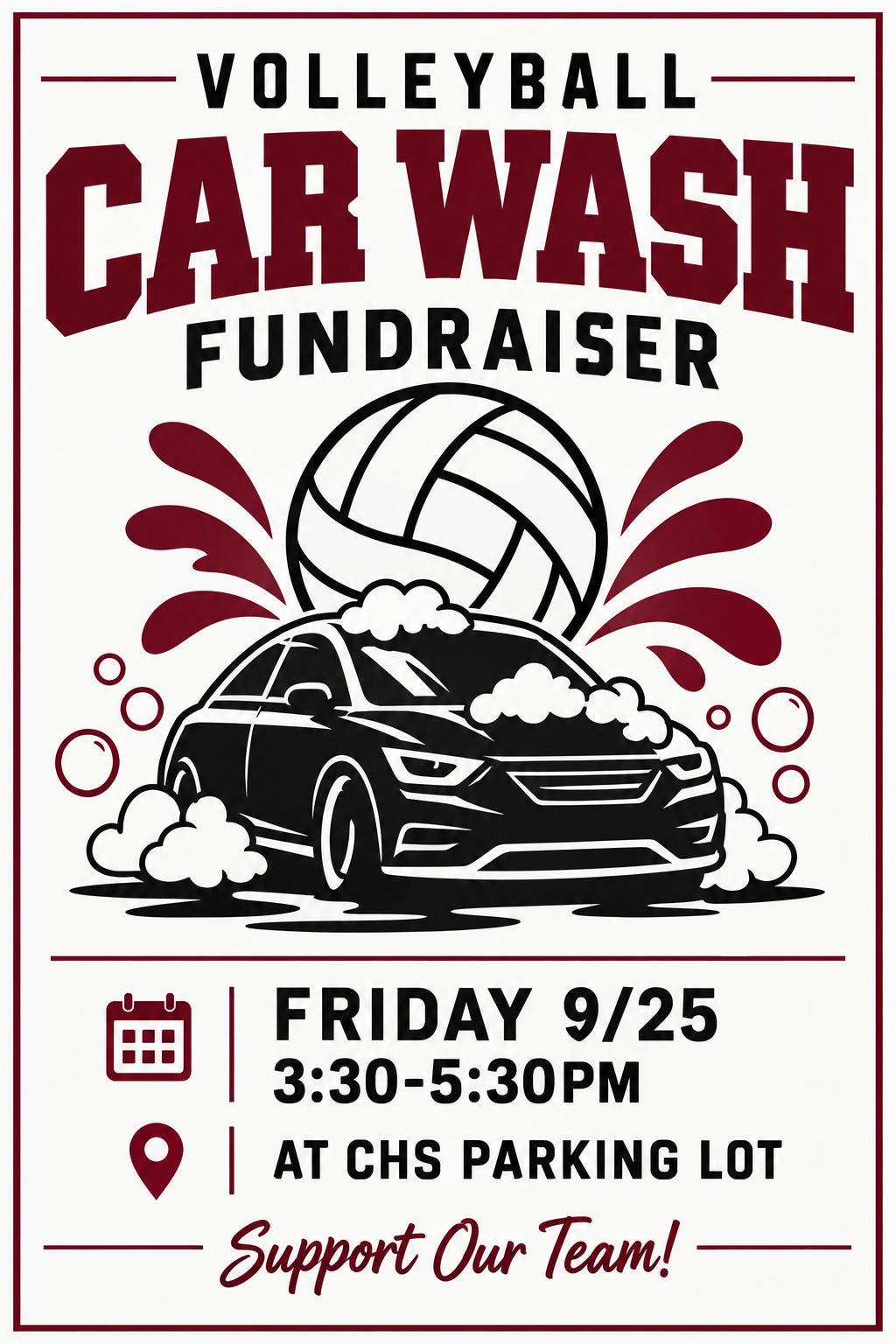 Volleyball Car Wash Fundraiser