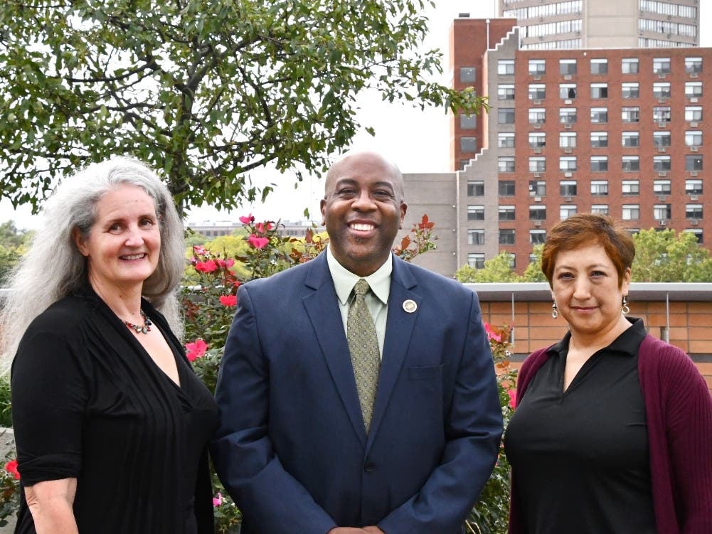Louise Petroka (Left), Dr. Terry Brown (Center), Clara Mena (Right)
