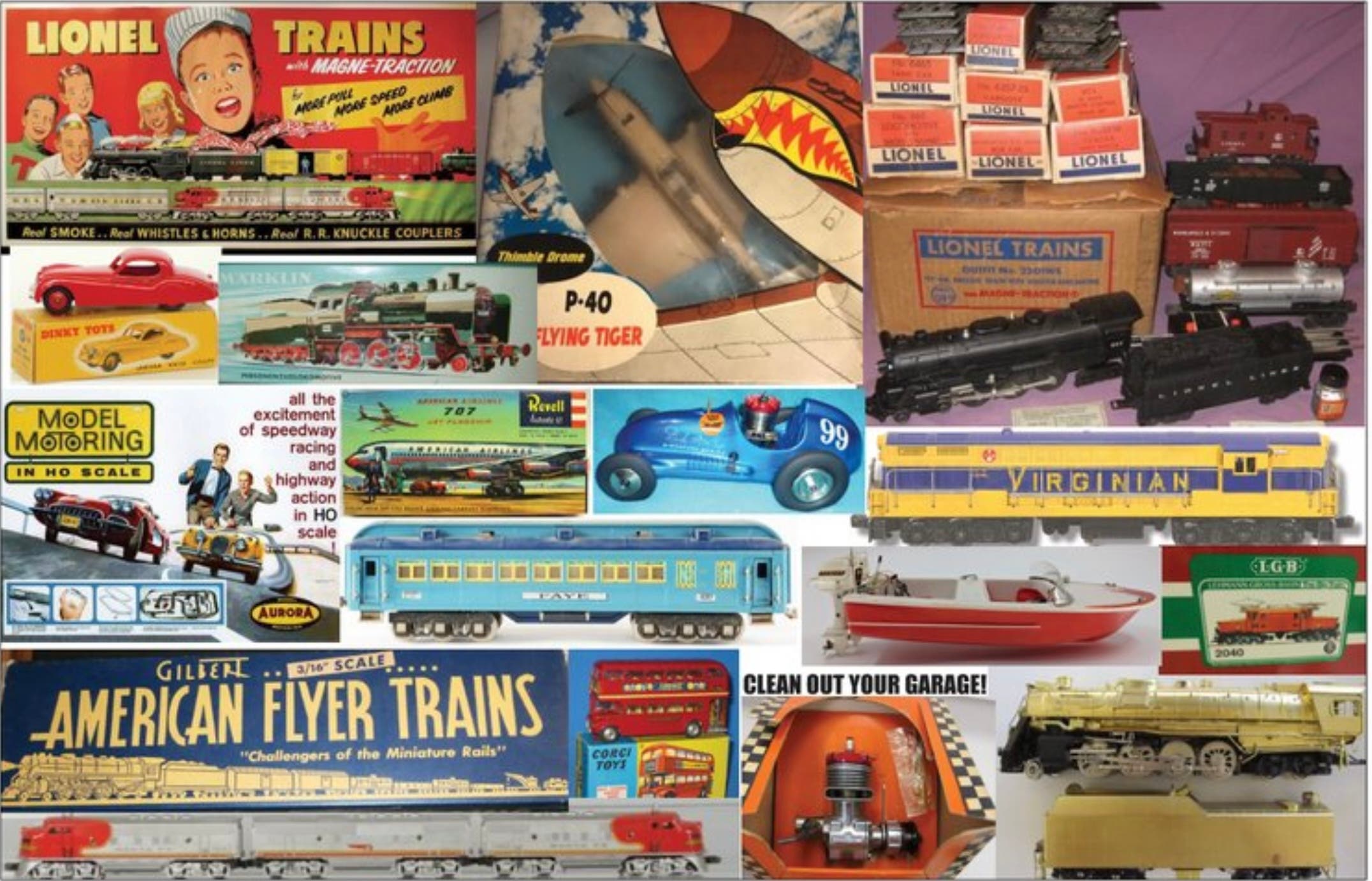 I BUY Old Trains & Toys