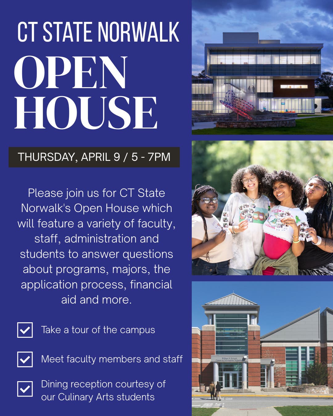 CT State Norwalk Open House