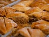 Baklava - nuts, butter spices baked in layers of filo pastry leaves and topped with syrup.