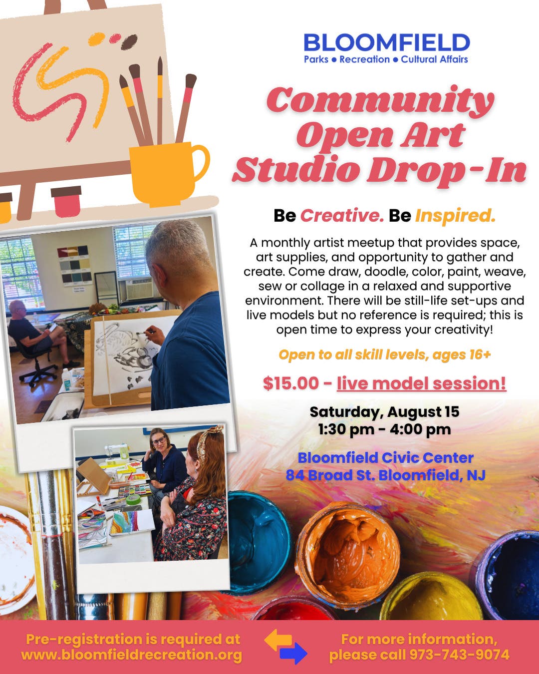 Open Art Studio - Life Drawing Session