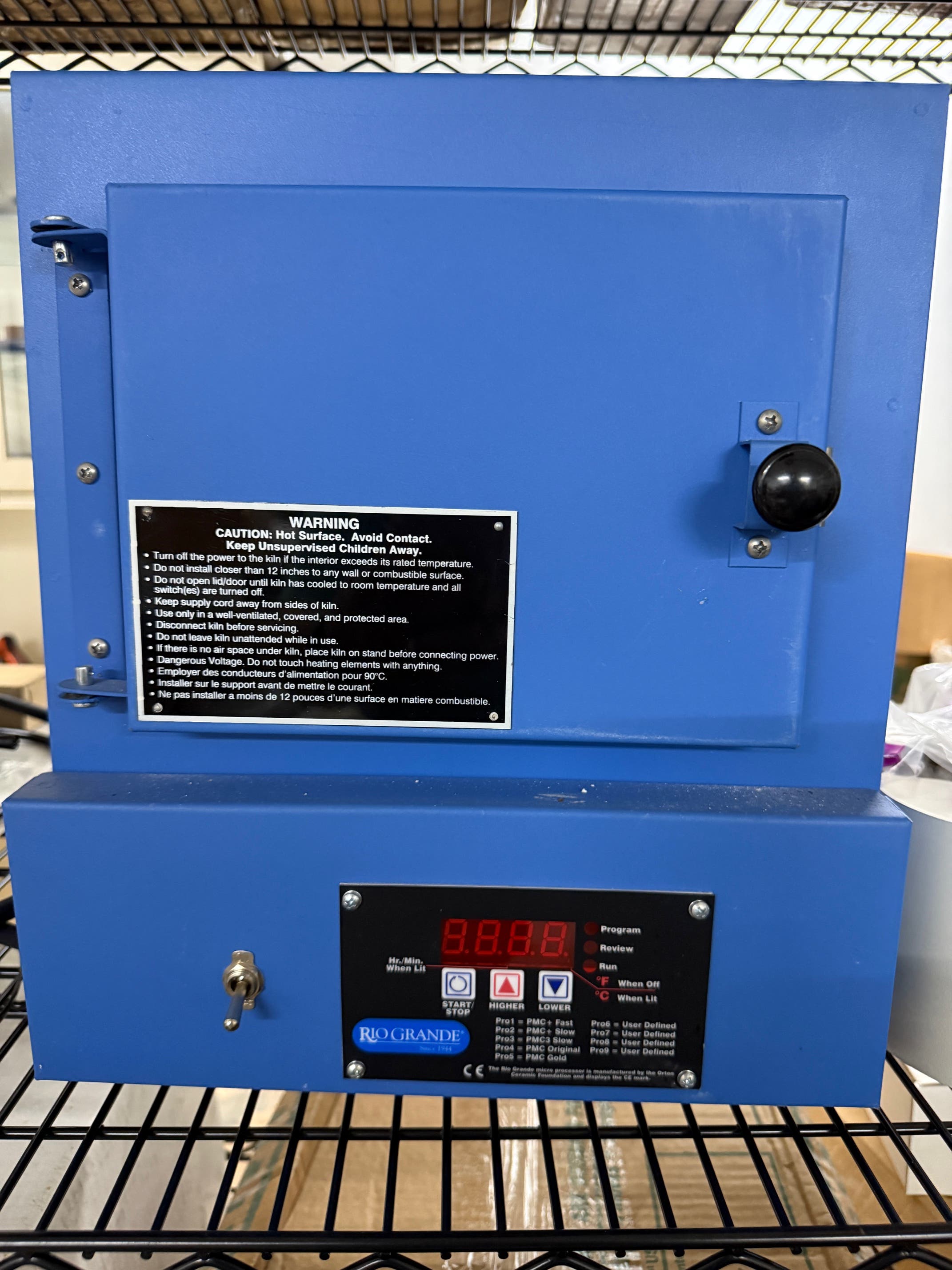 Riogrande Jewelry Kiln 120V - Model SC2 - 9 Step Program - $700