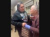(from left to right) Greenridge Place staff member Amber Navarro, shares a moment of gratitude with resident Jackie King.