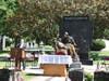 Richard Bie, CEO of Catholic Cemeteries of Long Island, speaks at Catholic Cemeteries of Long Island’s 9/11 Memorial Mass at Cemetery of the Holy Rood