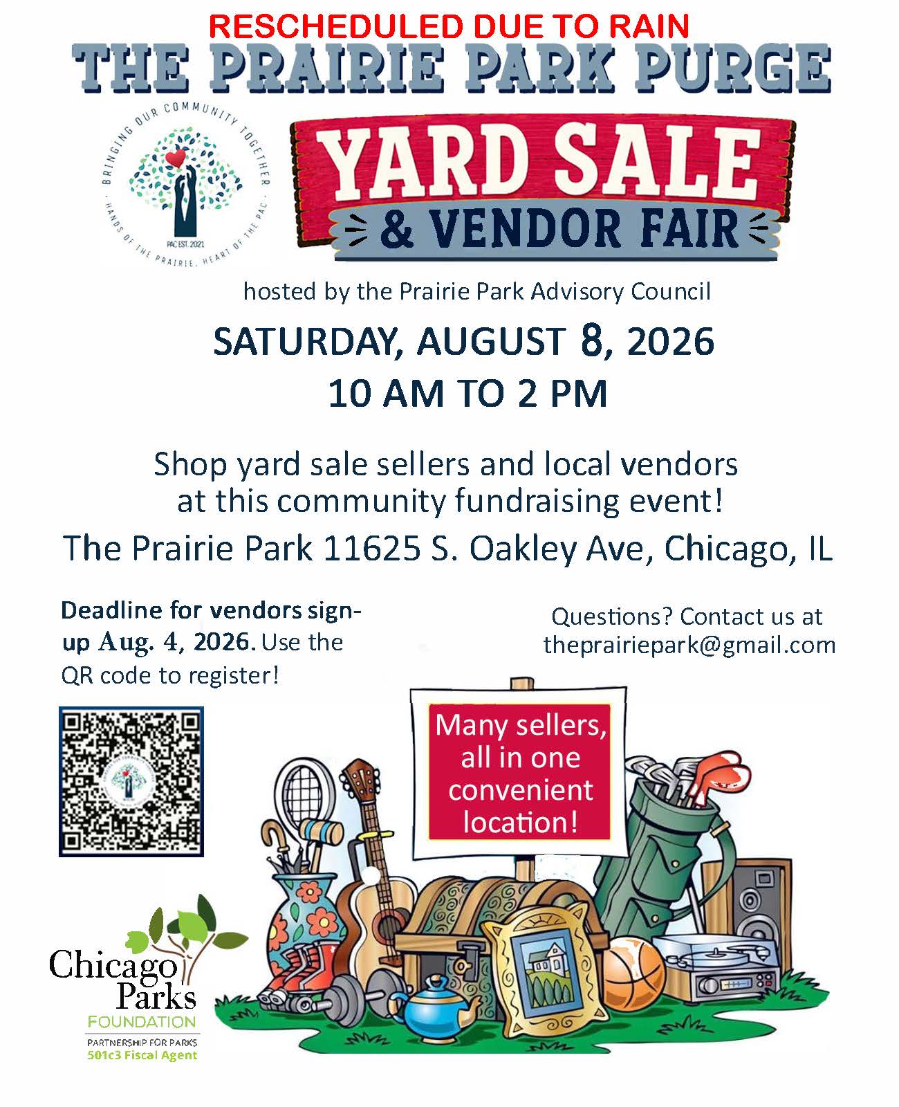 The Prairie Park Purge Community Yard Sale