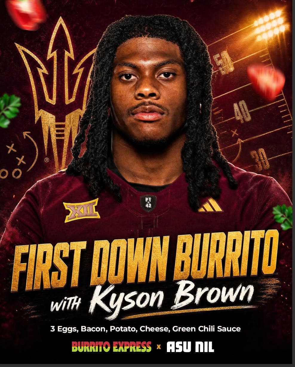 Burrito Express Kicks Off ASU Football with Two New NIL Deal-Driven Burrito Specials NOW AVAILABLE