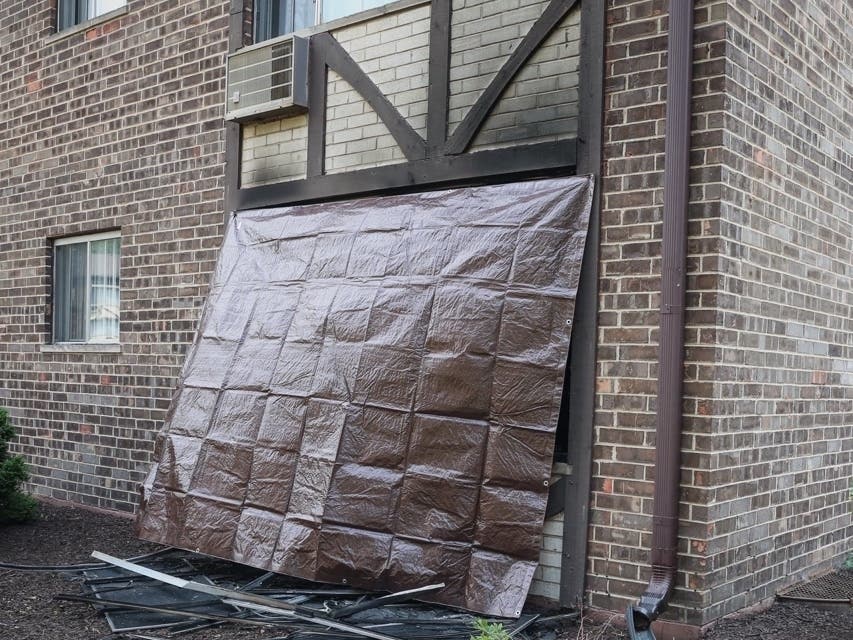 Woodstock Police say a woman was found​ dead inside a first-floor unit after a fire Wednesday afternoon. 
