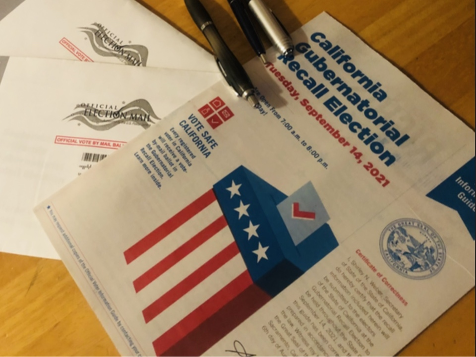 Ballots have already arrived in mailboxes across the state, but Californians will have an opportunity to vote in person on Sept. 14.