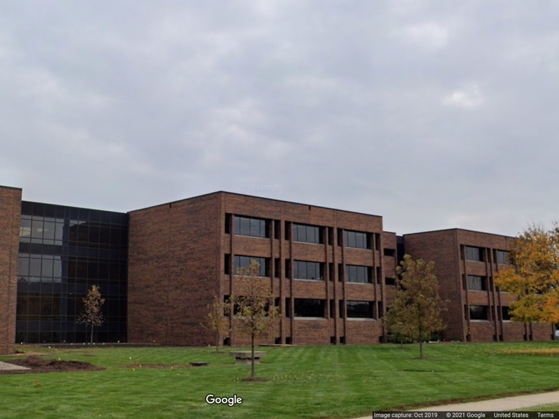 The DuPage County administration building in Wheaton, IL.