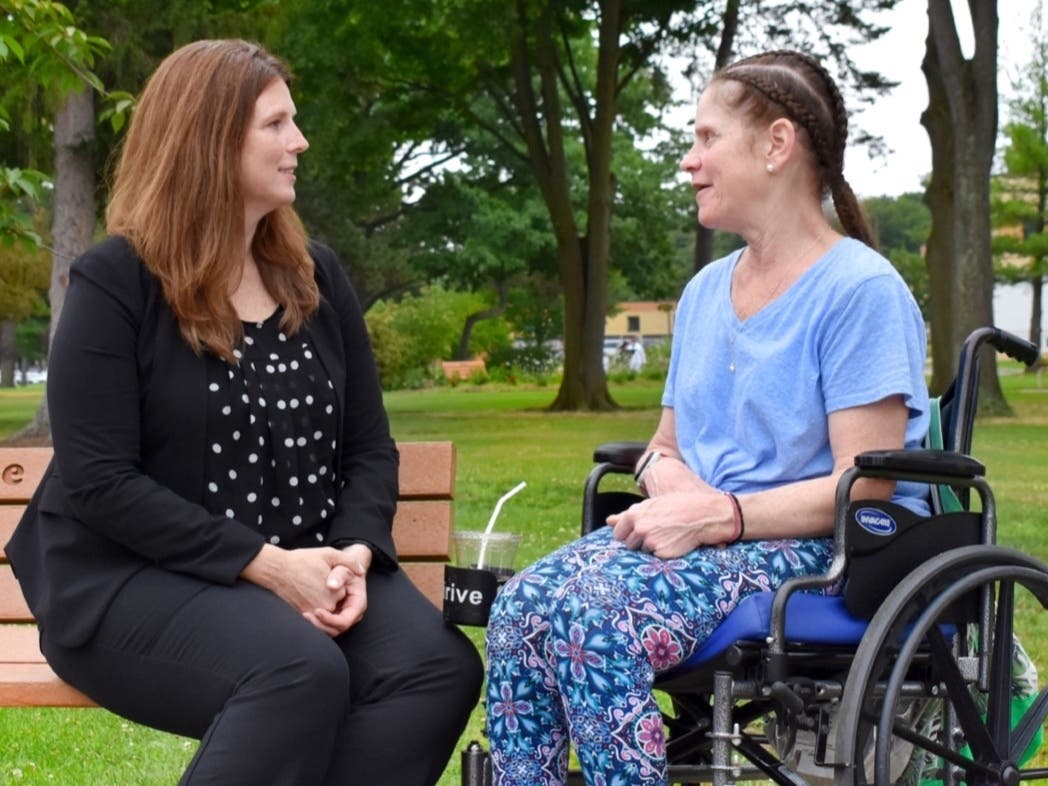 Deborah Visconi, president and CEO of New Bridge Medical Center,said the long-term care facility at Bergen New Bridge is unique in its connection with the hospital; residents in the nursing home have specialists nearby if they need care.