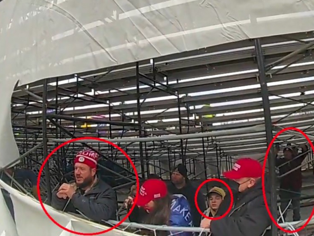 Camera footage from U.S. Capitol Police captured three Minnesota men pushing and actively resisting officers during the riots on Jan. 6, 2021, according to the U.S. Department of Justice. 