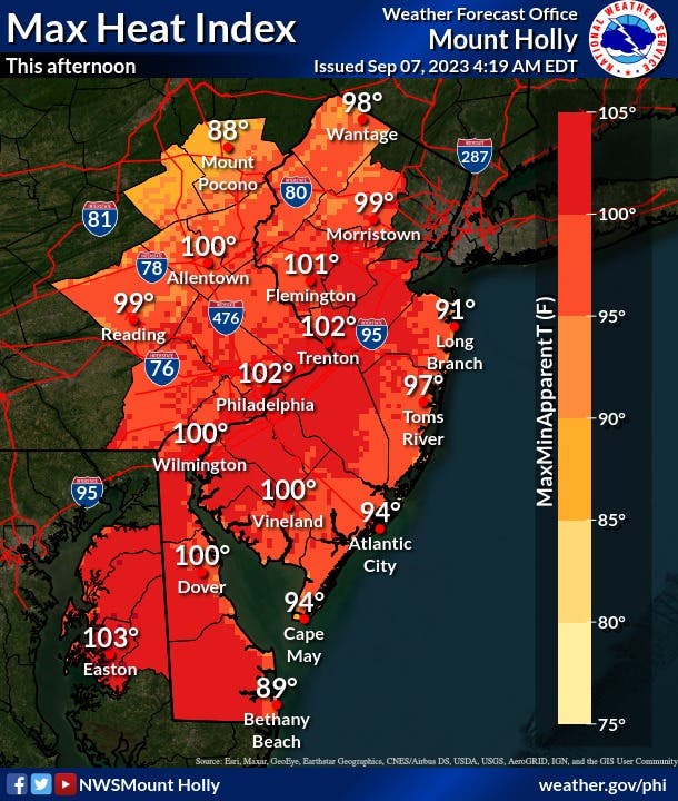 Severe Thunderstorm Watches Issued In NJ With High Winds Possible ...