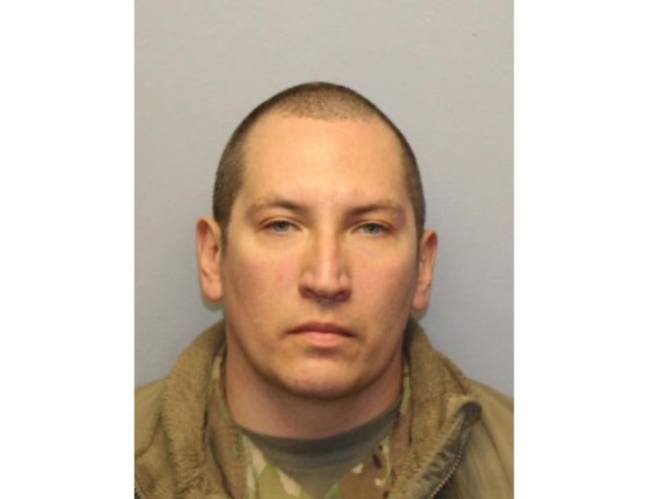 Officials said Julio Mejia, 43, of Wharton was an active member of the armed services at the time of his arrest. 