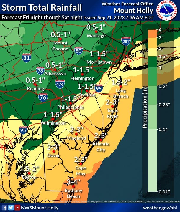 Tropical Storm Brewing In Atlantic: See Latest NJ Impacts This Weekend ...