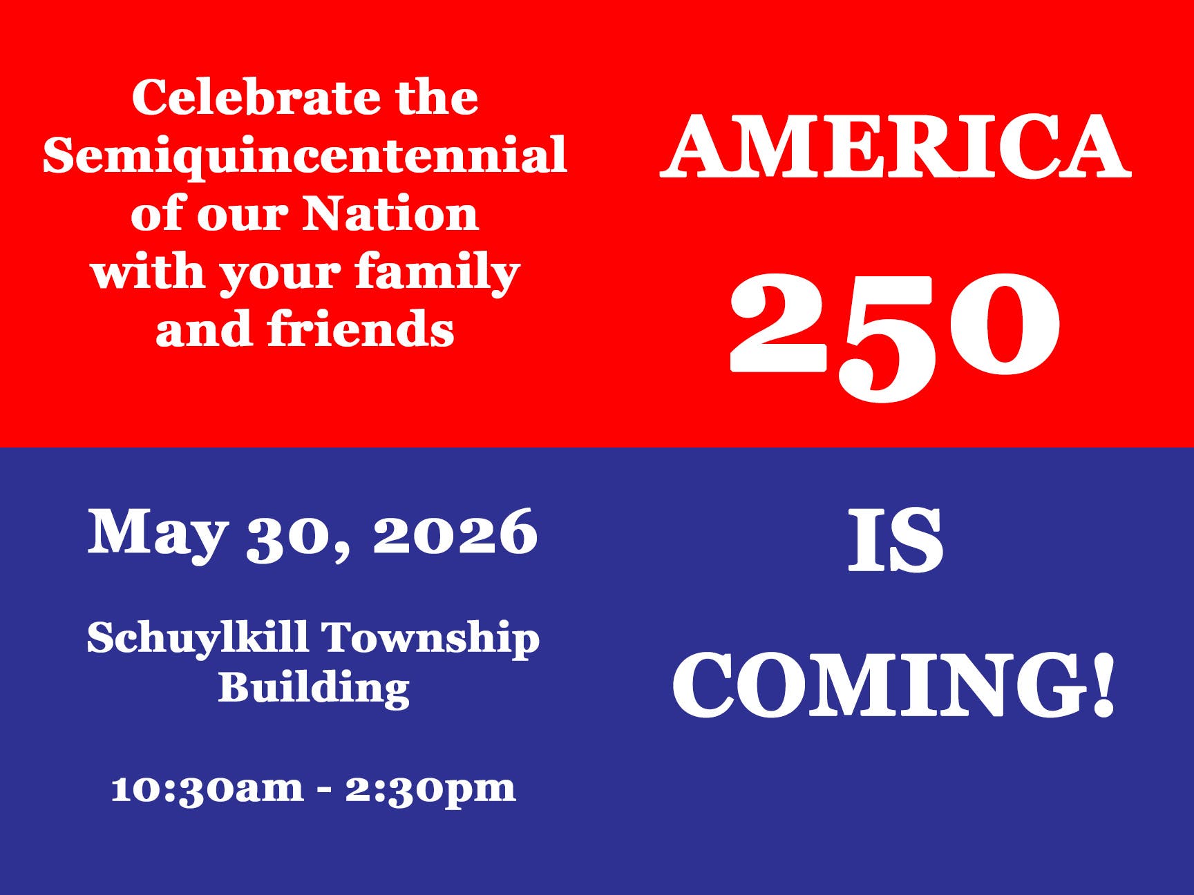 America 250 Celebration "Dare to Declare"