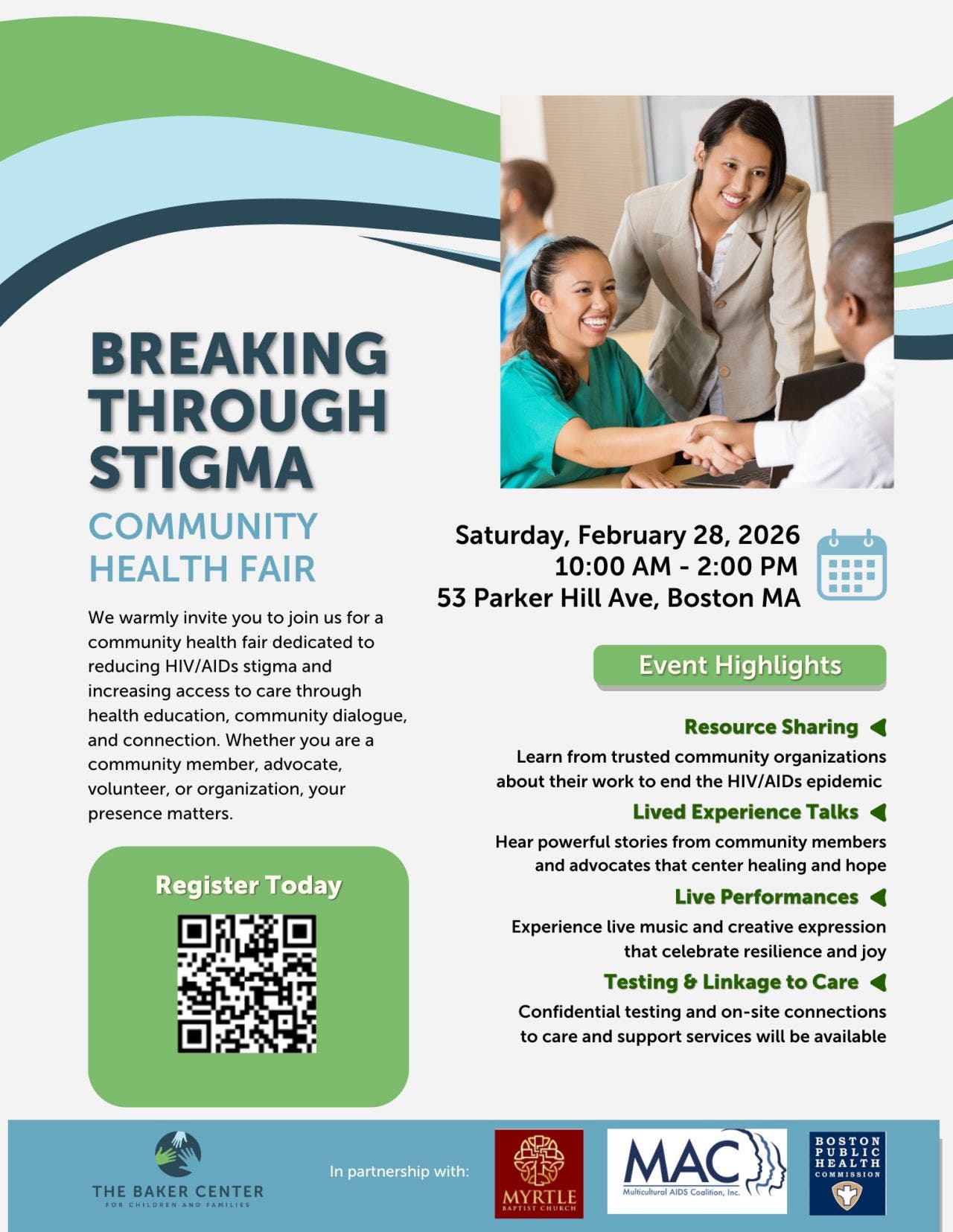 Breaking Through Stigma: Community Health Fair