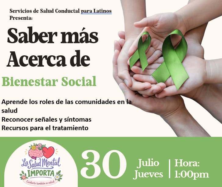 Know More About Social Wellness Awareness - Saber Más Acerca de Bienestar Social