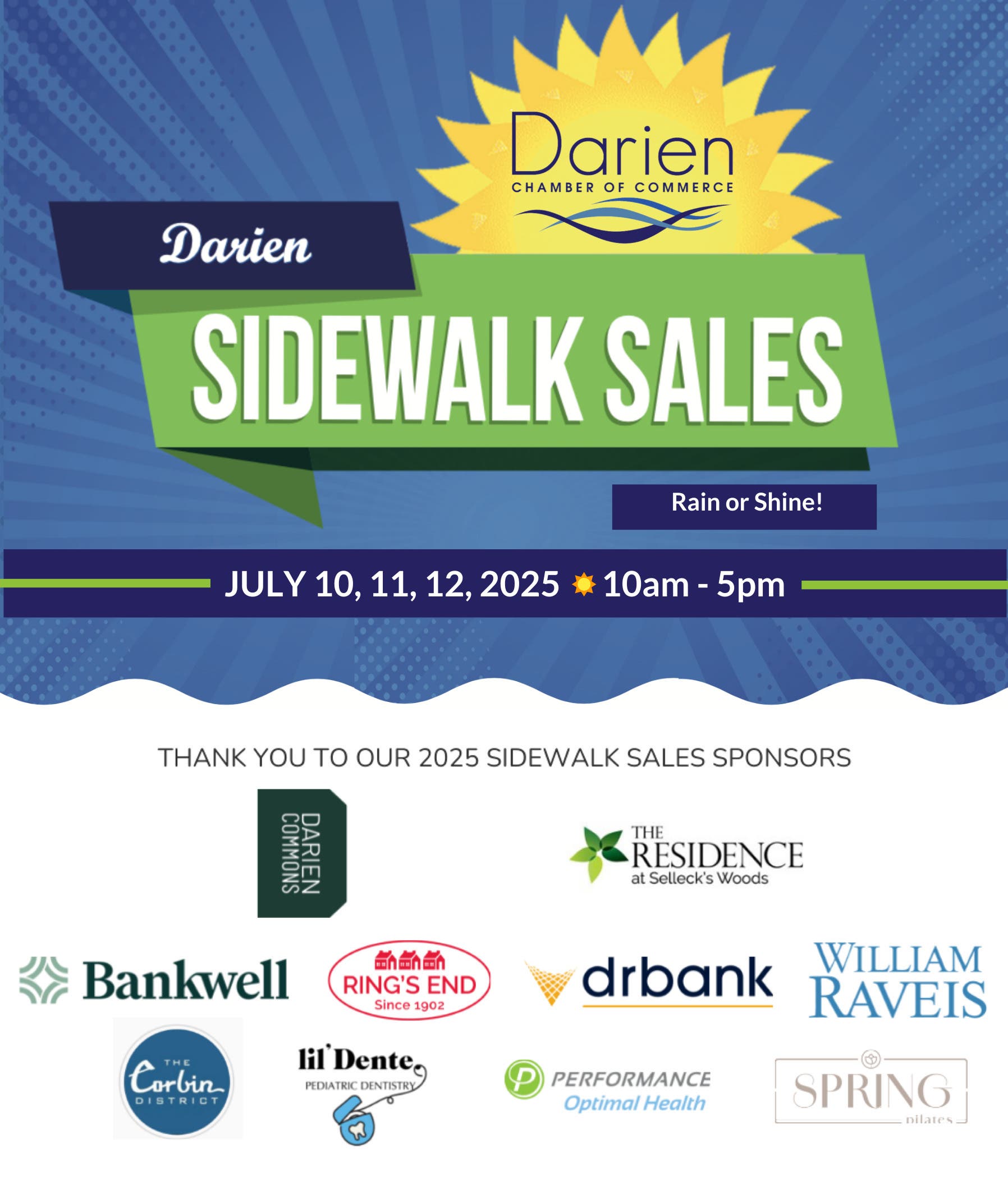 Darien's Summer Sidewalk Sales