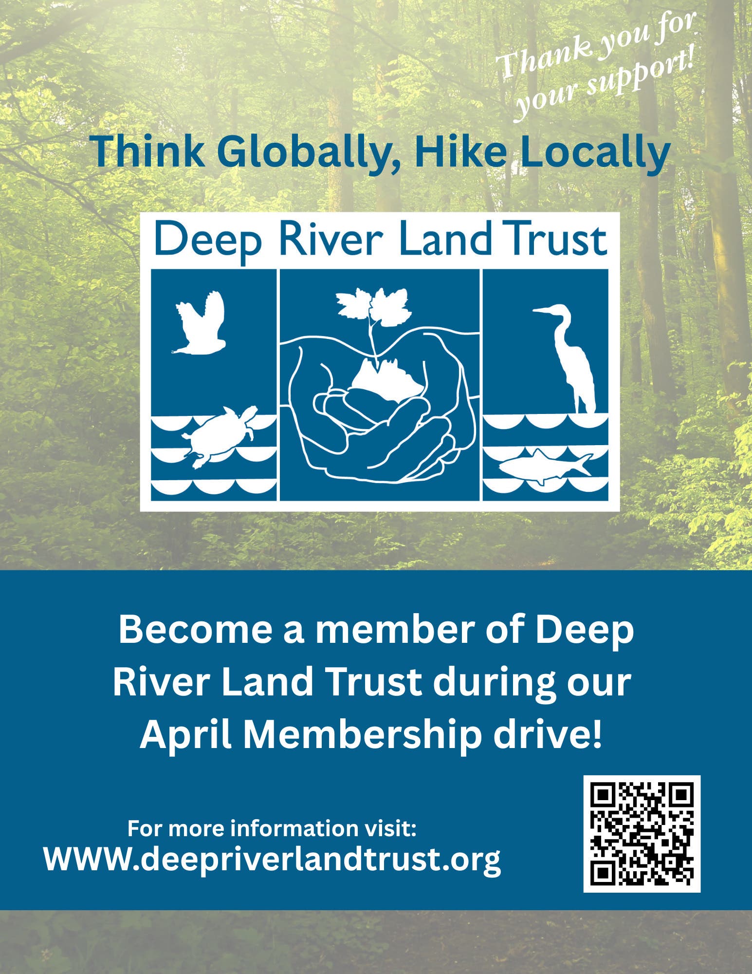 Deep River Land Trust's Membership Drive