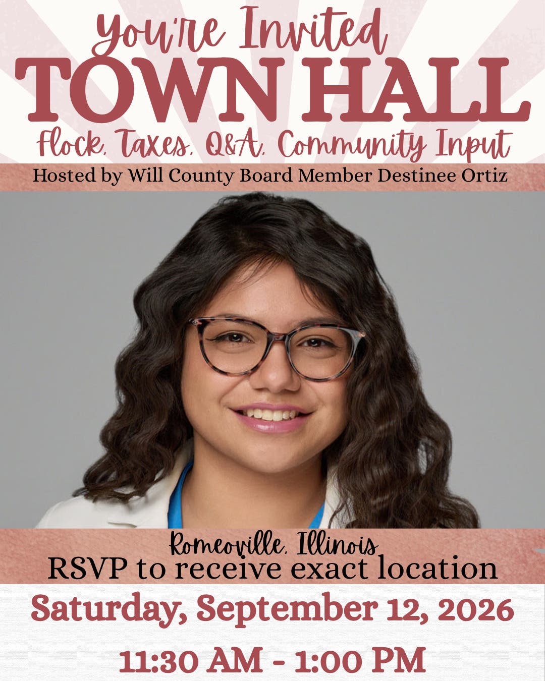 Community Town Hall - Will County Board, Dist. 9