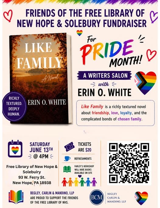 A Writers Salon With Erin O. White