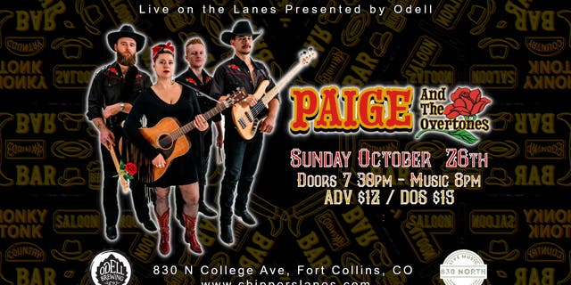 Oct 26 | Paige and the Overtones | Denver, CO Patch