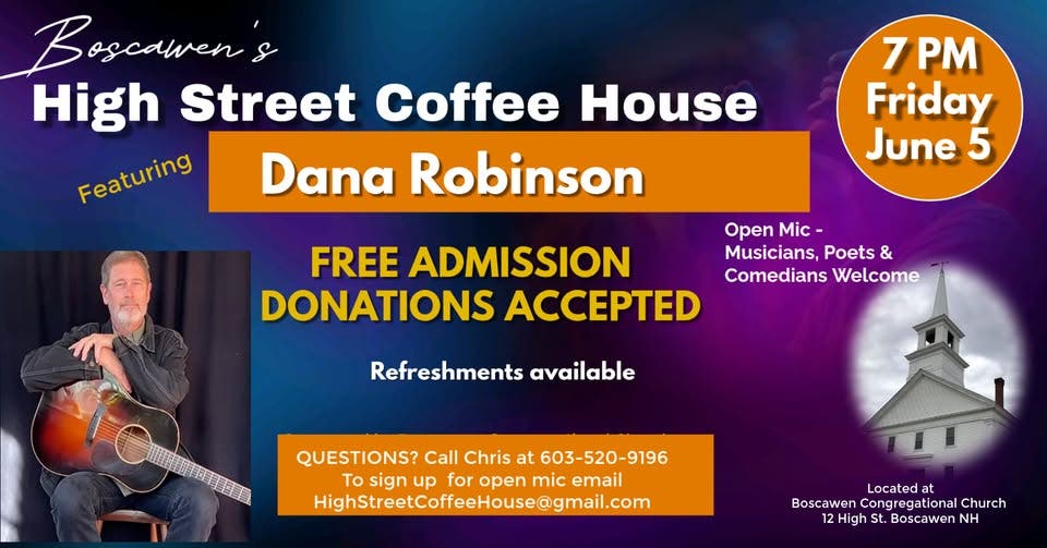 High Street Coffee House featuring Dana Robinson