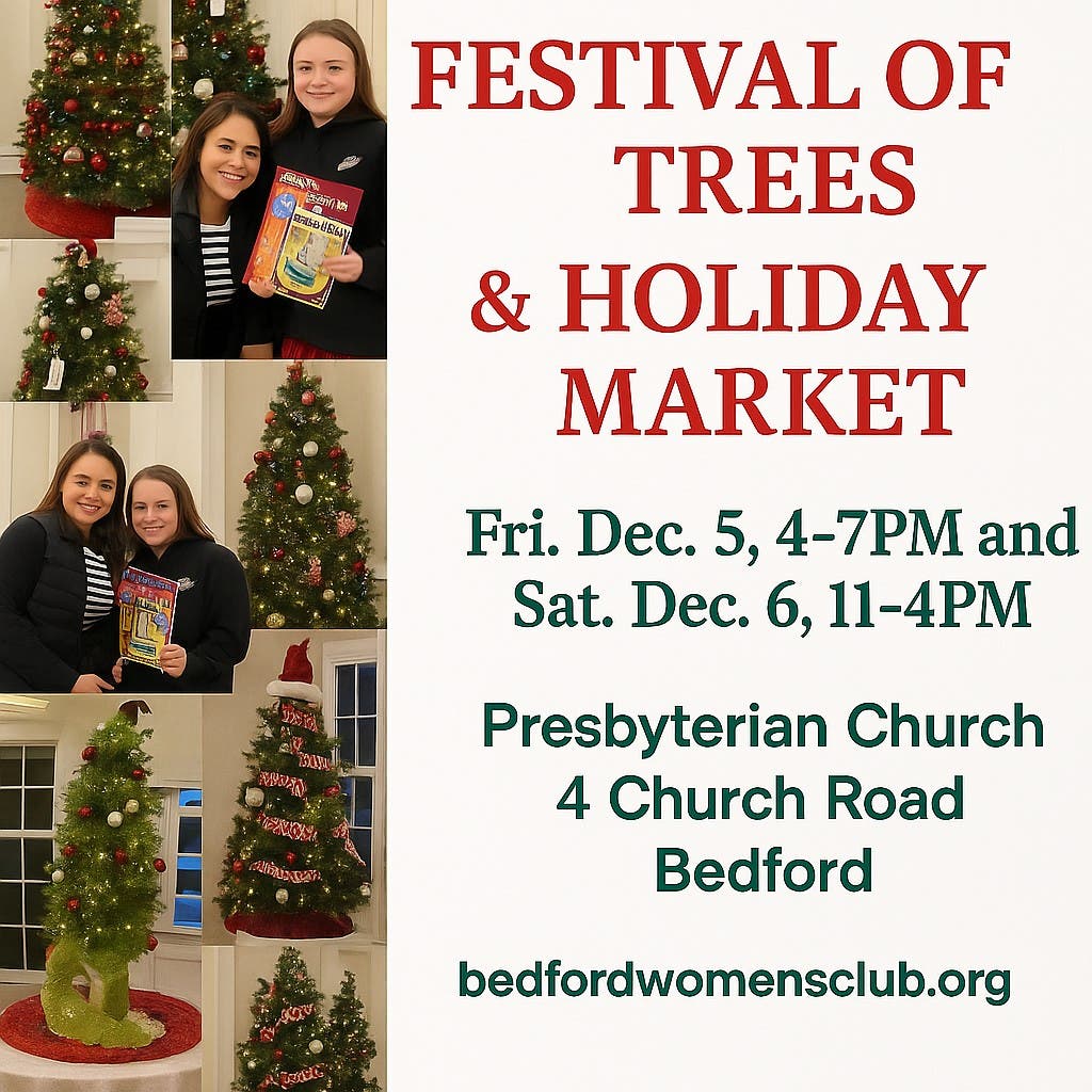Bedford Women's Club Festival of Trees 12/5 & 12/6