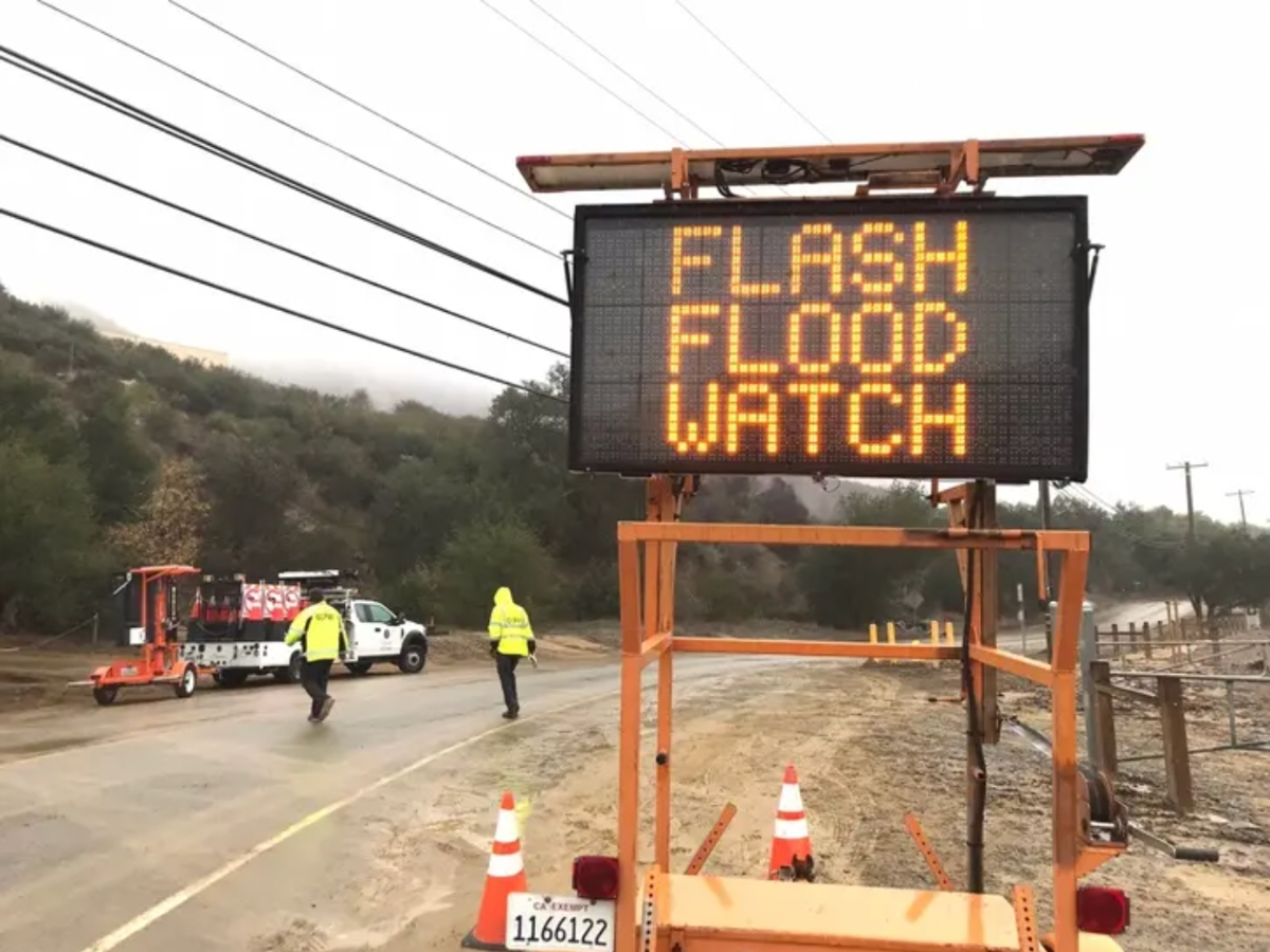 Flood, Evacuation Warning Near Rancho Santa Margarita Burn Area