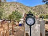 The towering antique clock stationed at the art show has been ticking on Sawdust Festival grounds for the past 25 years.