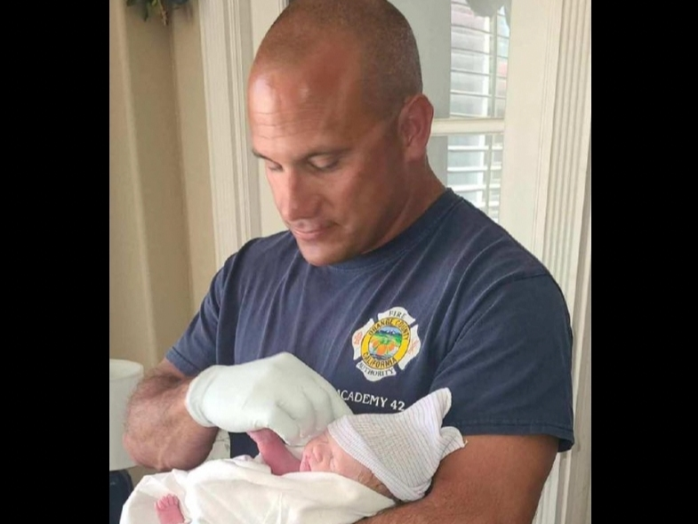 On Friday, the firefighters working Engine 53 in Yorba Linda helped deliver a healthy baby boy named Cohen into the world. 