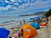 Labor Day weekend brought hundreds of residents and tourists alike to Laguna Beach shores in search of some cool relief amid a heat wave scorching across Southern California. 
