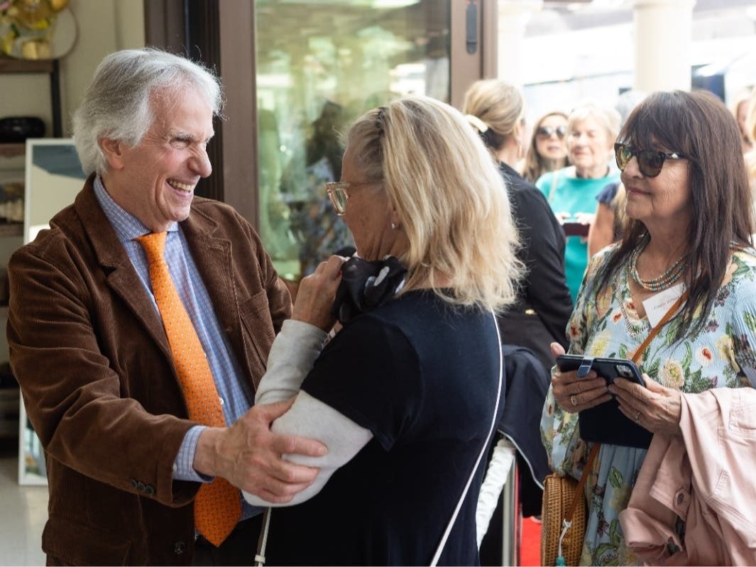 Dozens of south Orange County senior citizens and local drama students heard from actor Henry Winkler during a discussion late April. 