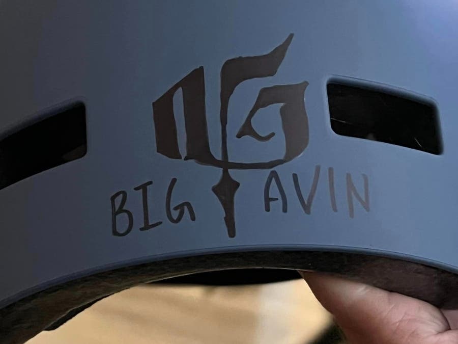 An Orange County Sheriff's Deputy gifted this customized helmet to a south Orange County preteen named Gavin this week.
