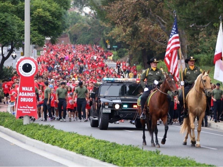 Mission Viejo residents were urged to join in on the 35th Annual Walk Against Drugs on Saturday, Oct. 21.