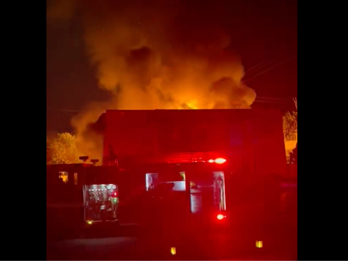 One person was injured in a 2nd alarm apartment fire that ignited in Dana Point Tuesday night, the Orange County Fire Authority reported.