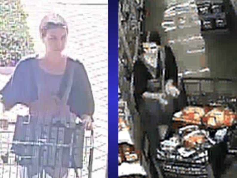 A woman who allegedly stole thousands of dollars worth of chewing gum in South Orange County was sought by Irvine police officers this week. 
