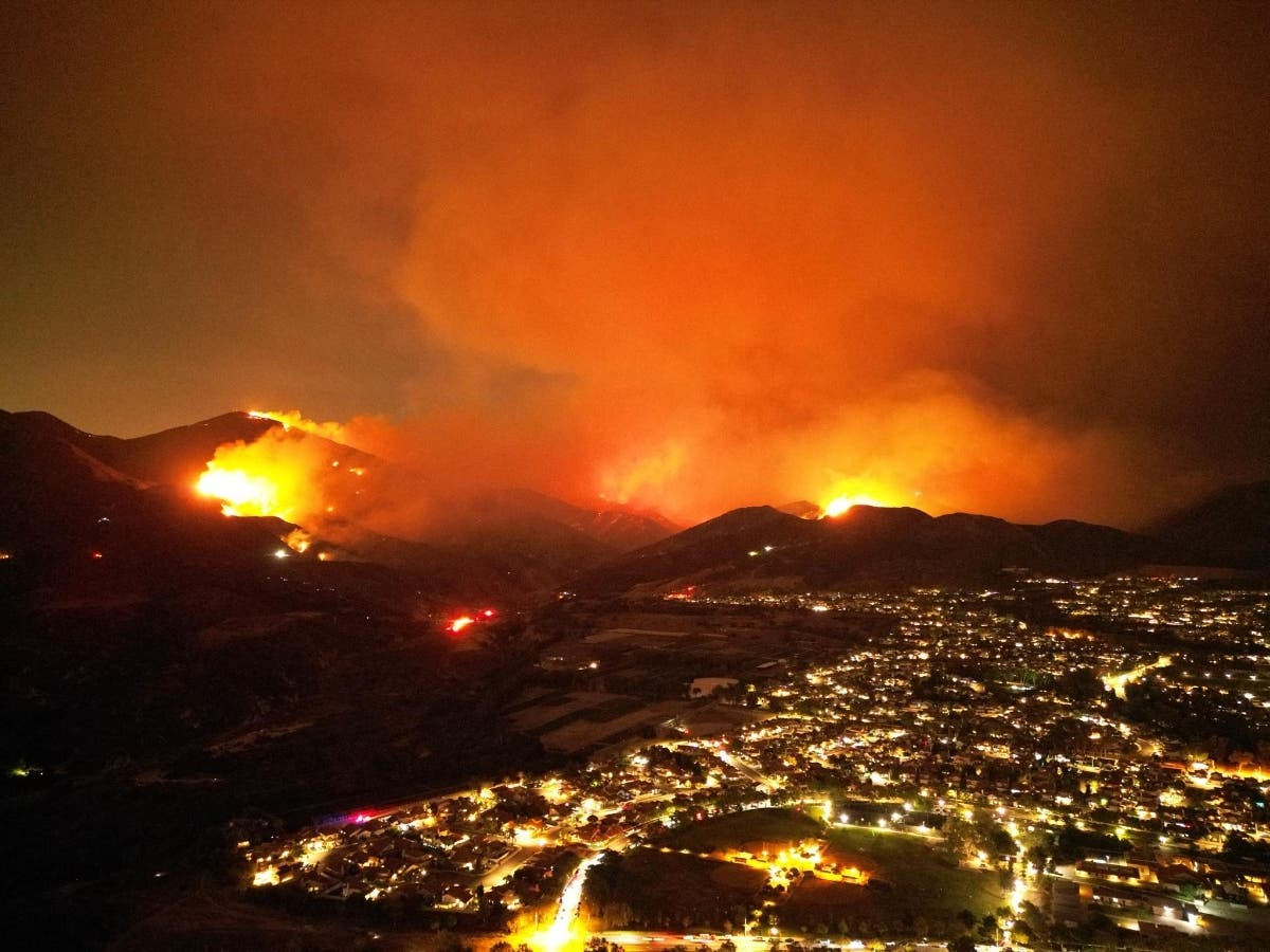 Homes Destroyed, Structures Lost In Growing Airport Fire Wednesday ...