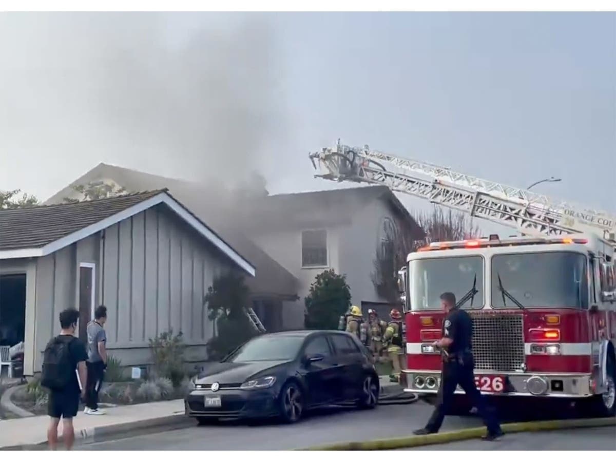 A house fire was reported shortly after 8 a.m. Monday on Mariposa, firefighters said.
