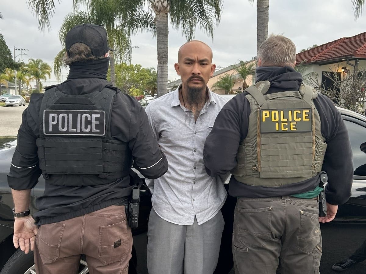 U.S. Immigrations and Customs Enforcement announced the arrest of an accused undocumented gang member on social media Tuesday.